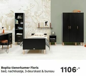 Baby & Tiener Bopita tienerkamer floris aanbieding