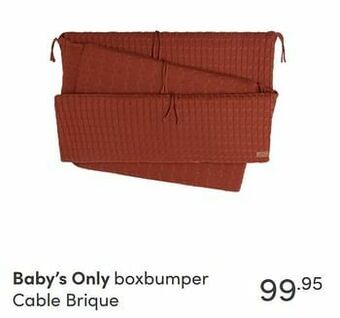 Baby & Tiener Baby’s only boxbumper cable brique aanbieding