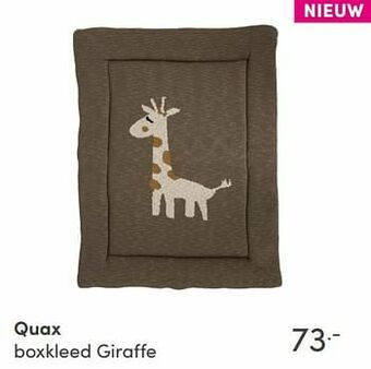 Baby & Tiener Quax boxkleed giraffe aanbieding