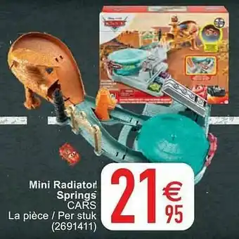 Cora Mini radiator springs cars aanbieding