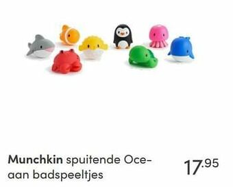 Baby & Tiener Munchkin spuitende oceaan badspeeltjes aanbieding