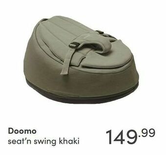 Baby & Tiener Doomo seat’n swing khaki aanbieding