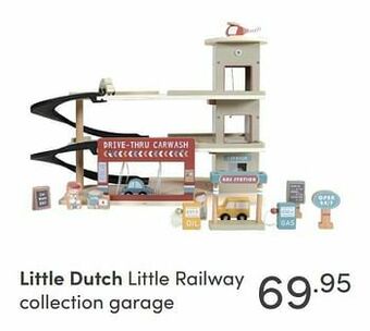 Baby & Tiener Little dutch little railway collection garage aanbieding
