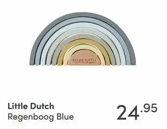 Baby & Tiener Little dutch regenboog blue aanbieding
