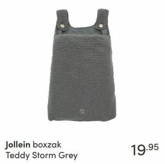 Baby & Tiener Jollein boxzak teddy storm grey aanbieding