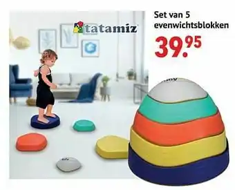 Freetime Set van 5 evenwichtsblokken aanbieding