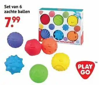 Freetime Set van 6 zachte ballen aanbieding