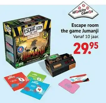Escape room the game jumanji
