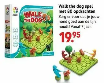 Freetime Walk the dog spel met 80 opdrachten aanbieding