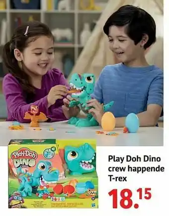 Play doh dino crew happende t-rex