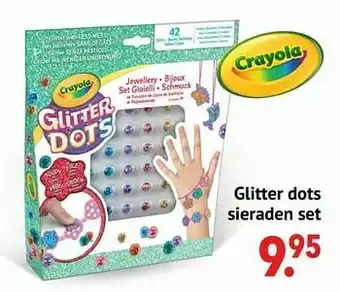 Freetime Glitter dots sieraden set aanbieding