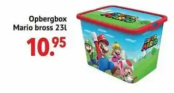 Opbergbox mario bross