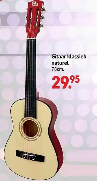 Freetime Gitaar klassiek naturel aanbieding