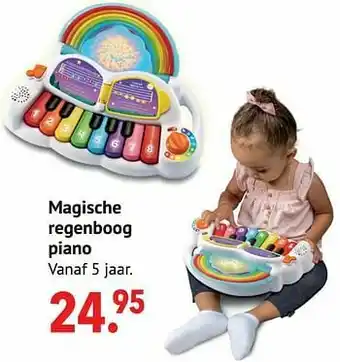 Magische regenboog piano