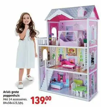 Freetime Aria’s grote poppenhuis aanbieding