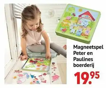 Magneetspel peter en paulines boerderij