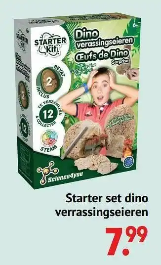 Freetime Starter set dino verrassingseieren aanbieding