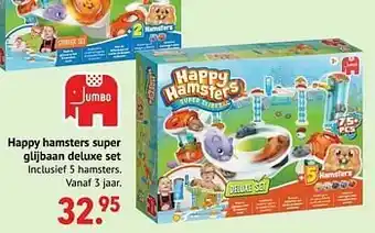 Freetime Happy hamsters super glijbaan deluxe set aanbieding