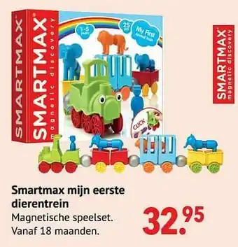 Freetime Smartmax mijn eerste dierentrein aanbieding