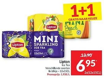 Intermarché Lipton ice tea aanbieding