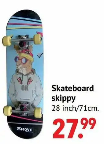 Freetime Skateboard skippy aanbieding