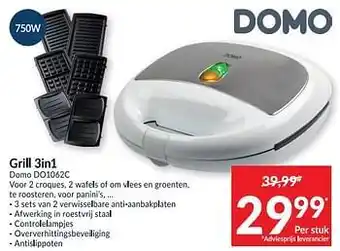 Domo elektro grill 3in1 domo do1062c