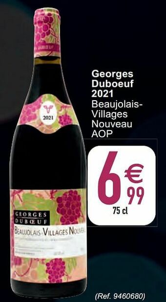 Cora Georges duboeuf 2021 beaujolaisvillages nouveau aop aanbieding