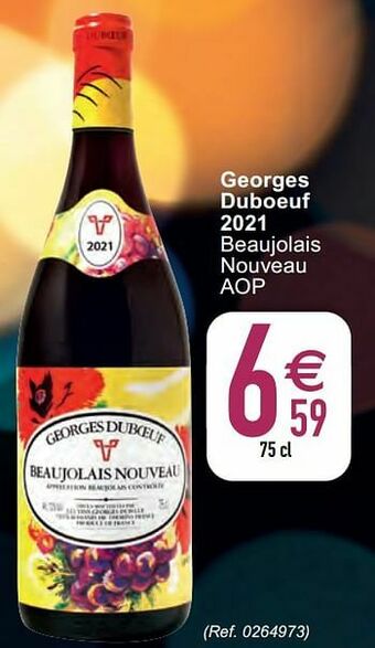 Cora Georges duboeuf 2021 beaujolais nouveau aop aanbieding