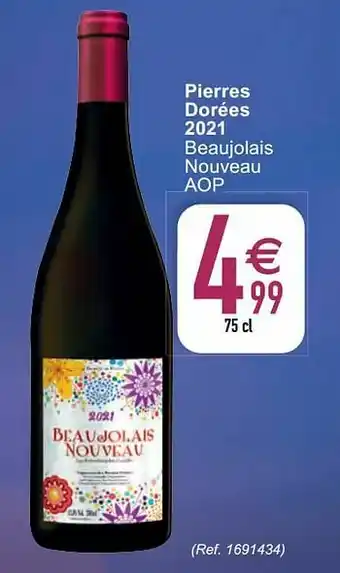 Cora Pierres dorées 2021 beaujolais nouveau aop aanbieding