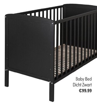 Baby & Tiener Baby Bed Dicht Zwart aanbieding