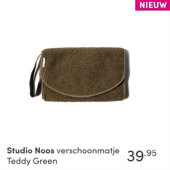 Baby & Tiener Studio Noos verschoonmatje Teddy Green aanbieding