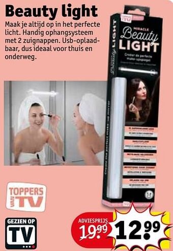 Kruidvat Beauty light aanbieding