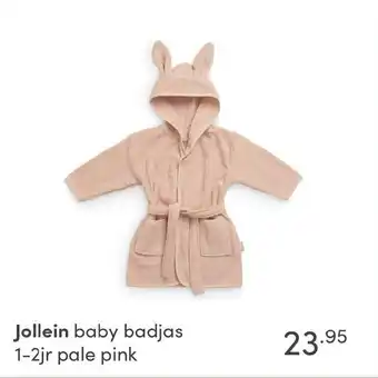 Baby & Tiener Jollein baby badjas 1-2jr pale pink aanbieding