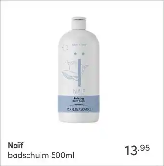 Baby & Tiener Naif badschuim 500ml aanbieding