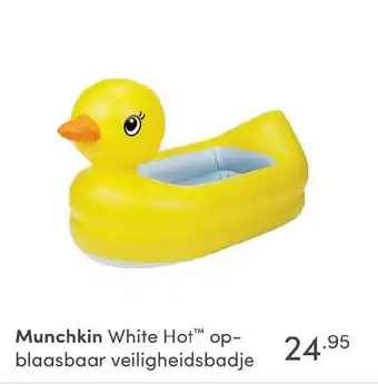 Baby & Tiener Muchkin White Hot op-blaasbaar veiligheidsbadje aanbieding