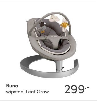 Baby & Tiener Nuna wipstoel Leaf Grow aanbieding