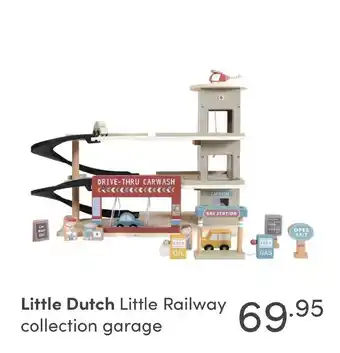 Baby & Tiener Little Dutch Little Railway collection garage aanbieding