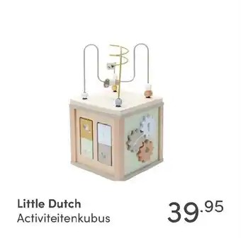 Baby & Tiener Little Dutch Activiteitenkubus aanbieding