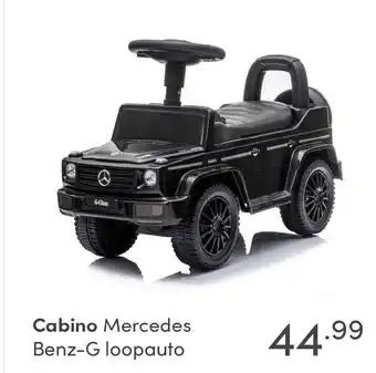 Baby & Tiener Cabino Mercedes Benz-G loopauto aanbieding