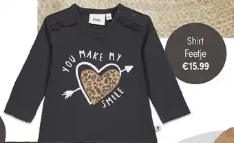 Baby & Tiener Shirt Feetje aanbieding