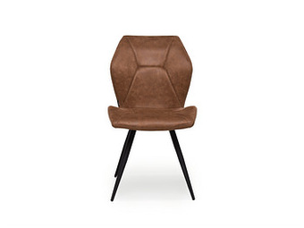 Deba Meubelen Stoel TESLA - Softyl Cognac Bruin aanbieding