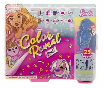 Barbie mannequinpop Color Reveal Peel!