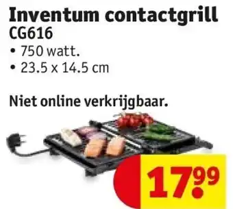 Kruidvat Inventum contactgrill aanbieding