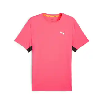 Decathlon RUN FAVORITE VELOCITY T-SHIRT VOOR HEREN PUMA Sunset Glow Pink aanbieding