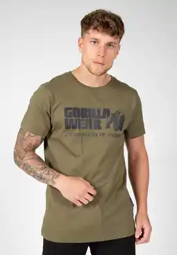 Decathlon Classic T-shirt - Army Green aanbieding