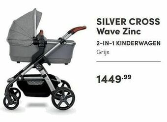 Baby & Tiener Silver cross wave zinc 2-in-1 kinderwagen aanbieding