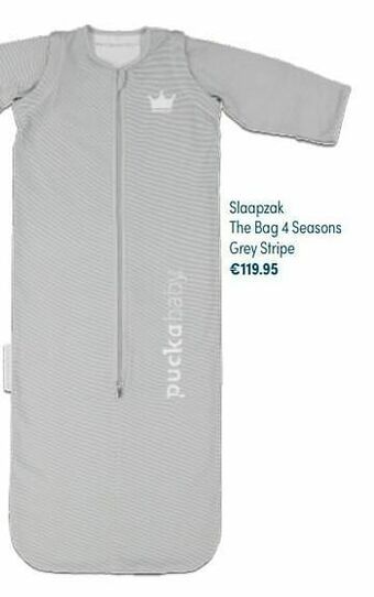 Baby & Tiener Slaapzak the bag 4 seasons grey stripe aanbieding
