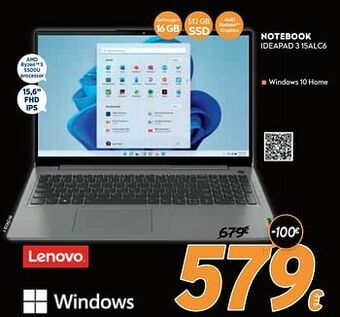 Krëfel Lenovo notebook ideapad 3 15alc6 aanbieding
