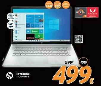 Krëfel Hp notebook 17-cp0044nb aanbieding
