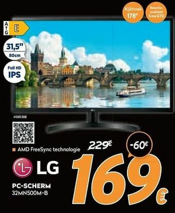 Krëfel Lg pc-scherm 32mn500m-b aanbieding